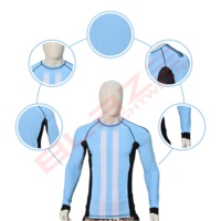 Maillot de compression personnalisé à manches longues pour homme, respirant, séchage rapide, écologique, coupe ample, idéal pour le MMA et le BJJ