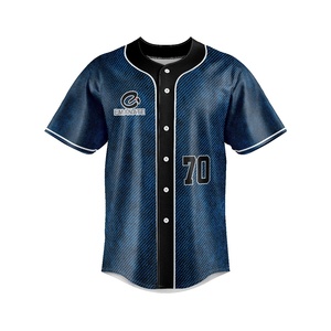 Maillots de baseball personnalisés pour hommes, confortables, respirants, avec design et numéros sublimés, dernières tenues de softball - Product Image 3