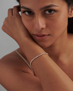 สร้อยข้อมือเพชรทรงกลมเจียระไนแบบ Brilliant Lab Grown Diamond พร้อมใบรับรอง IGI 14 กะรัต ทอง 10K 14K 18K สีเหลือง ขาว ชมพู สามารถปรับแต่งได้ เครื่องประดับหรูหรา - Product Image 2