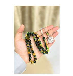 Prix de gros parfait, personnalisable, lot de 99 perles, chapelet religieux islamique fait main - Product Image 1