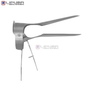 Instruments vétérinaires : Spéculum 10.5 en acier inoxydable pour équins, outil de gynécologie pour élevage, kit d'instruments d'examen animal - Product Image 4