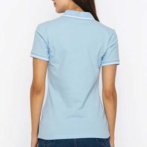 Packs de polos OEM en gros pour vêtements de sport féminins – Polos vierges personnalisables avec logo imprimé – Polos à manches courtes pour femmes - Product Image 6