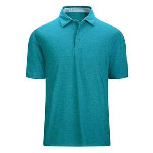 Polo de golf uni pour hommes, T-shirt de sport imprimé rétro, de haute qualité, séchage rapide, avec poche, logo personnalisé, style mode - Product Image 1