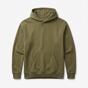 Sudadera con Capucha para Hombre, Personalizada, 100% Algodón, Felpa Gruesa, Invierno, Color Sólido, Alta Calidad, Corte Regular, Hombros Caídos, Cierre Completo con Cremallera, Estilo Cuadrado - Product Image 5