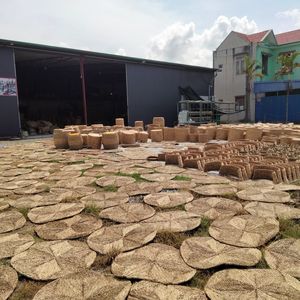 2025 nuevos artículos modernos manteles individuales en espiral de ratán Loopy vajilla tejida de Color personalizable Allure Rattan Color Natural - Product Image 3