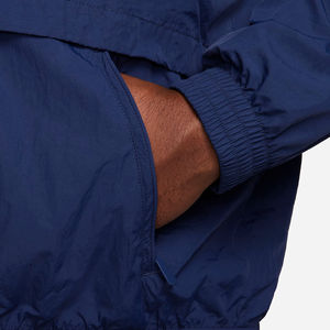 Ensemble coupe-vent décontracté à capuche grande taille de haute qualité, survêtement streetwear personnalisé avec logo, deux pièces 100 % nylon respirant - Product Image 5