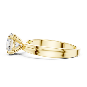Bague élégante en diamant de laboratoire, or, joaillerie fine de qualité supérieure, style tendance, coupe brillante, IGI - Product Image 2