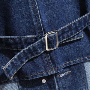 Chaleco Vaquero de Invierno de Alta Calidad para Hombre, Estilo Urbano, Logotipo Personalizado, Aspecto Clásico, 100% Algodón, Secado Rápido, Relleno de Plumón, Calefactable y Personalizado - Product Image 4