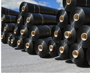 มาโคร ®   แผ่นเมมเบรนกันน้ำ HDPE สำหรับงานเหมือง ขนาด 2.50 มม. มาตรฐาน ASTM GRI GM13 ผิวเรียบด้านเดียวแบบด้าน สำหรับการกักเก็บของเหลวในงานเหมืองอย่างยั่งยืน - Product Image 5