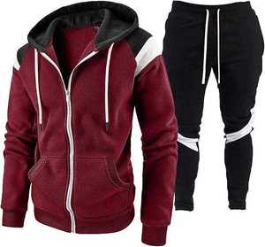 Survêtements de haute qualité, nouveau design, sur mesure, prix bas, vêtements de sport pour hommes en deux pièces, fabriqués au Pakistan - Product Image 6