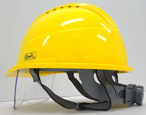 STH-3502A de Corée Casque de sécurité ABS industriel avec visière CE EN397 EN166 Type Certificat Ventilé Cap Style - Product Image 3