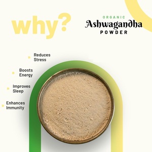 Polvo de Ashwagandha Orgánico (Withania Somnifera) – Polvo de Raíz Herbal Certificado en India para Bienestar Diario y Uso Tradicional - Product Image 3