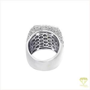 Anillo de Plata de Ley 925 con Diamantes Cultivados en Laboratorio, Diseño Radiante, para Compradores de Joyería al por Mayor - Product Image 4