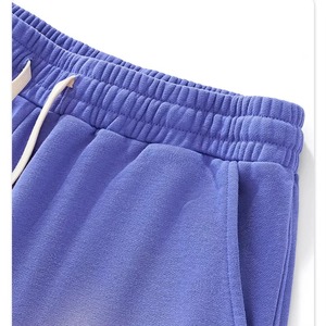 Shorts en molleton de coton en gros, fabricant OEM de marques privées, broderie de logo personnalisée, fournisseur de vêtements décontractés haut de gamme - Product Image 5