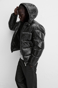 Veste matelassée en duvet pour homme de haute qualité, veste d'hiver chaude à capuche, veste d'extérieur, fournisseur OEM - Product Image 5