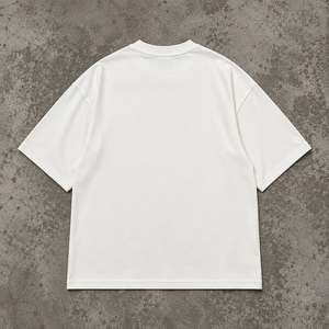 เสื้อยืดโอเวอร์ไซส์ผู้ชาย Triveers แบบเรียบ พร้อมลายพิมพ์ตามสั่ง แขนสั้น คอกลม ผ้าฝ้าย 100% แห้งเร็ว ระบายอากาศได้ดี - Product Image 2