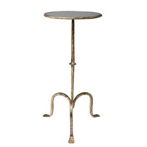 Table d'appoint en métal design avec pieds artistiques, mobilier de qualité supérieure pour chambres d'hôtel - Product Image 5