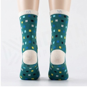 Chaussettes à cinq doigts à motif géométrique, respirantes, en coton et élasthanne, pour adultes, chaussettes décontractées de printemps - Product Image 2