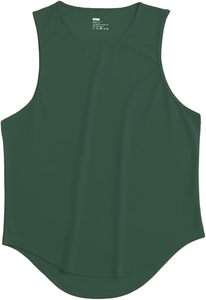 Débardeurs de sport pour hommes, coupe ajustée, respirants, avec logo personnalisé brodé, en polyester/coton, pour la gym, prix usine - Product Image 5
