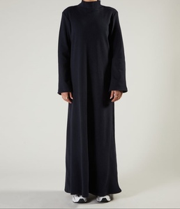 Nouvelle collection 2026 : Magnifique Abaya noire traditionnelle islamique pour femmes – Vêtements musulmans d'Arabie Saoudite et du Golfe - Product Image 2