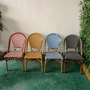 Silla de jardín de ratán moderna hecha a mano Natural, respetuosa con el medio ambiente, apilable, duradera, para cocina, muebles de exterior, regalo, lista, ligera - Product Image 5