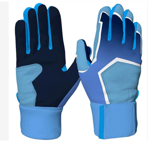 Gants de frappeur de baseball personnalisés en cuir, à doigts entiers, antidérapants, pour droitier, usage adulte, tailles personnalisées, tous modèles - Product Image 2