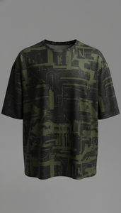 Camiseta Sublimada Oversize para Hombre, Estilo Urbano Casual y Moderno, Corte Holgado - Product Image 6