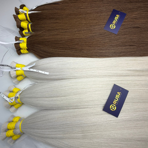Venta al por Mayor de Fábrica de Cabello Humano Rubio a Granel para Extensiones de Queratina - Product Image 3