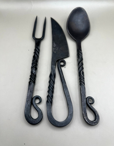Medieval <b>Cutlery</b> Set Decorative <b>Vintage</b> Flatware Collection Stainless Steel Dining Knife Fork Spoon Set Suitable For Weddings - Product Image 5