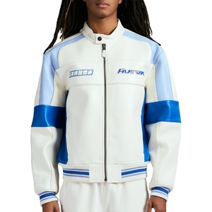 Blouson de course en cuir Off-Shore, Édition Luxe Elite Motorsport, Fabrication en grande série, Conception en cuir français, Vente en gros - Product Image 3
