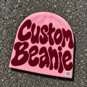 Bonnet d'hiver streetwear personnalisé avec design à lettrage épais et texture double couche, vêtements doux en gros pour l'exportation - Product Image 2