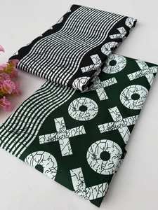 Tissu africain personnalisé imprimé à la cire et coton Ankara OEM pour robes vêtements sacs accessoires idéal pour l'image de marque politique Maroc - Product Image 4