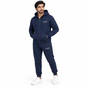 Sudadera con capucha unisex de algodón 100% transpirable, estilo veraniego, lavado ácido, casual, ecológica, ligera, de forro polar, con cremallera completa, tipo jogger. - Product Image 1