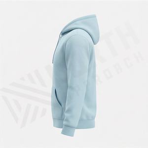 Sudadera con Capucha Bordada de Algodón Orgánico para Otoño, Sudadera de Forro Polar Cálida, Ecológica y Sostenible, Ropa Urbana, Color Personalizado - Product Image 3