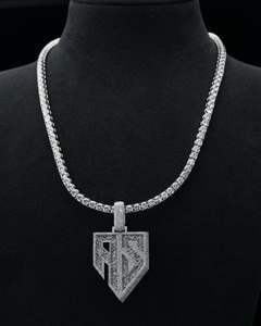 Pendentif Hip Hop Diamant Écologique Iced Out Luxe Bling Collier Bijoux pour Hommes Femmes Rapper Streetwear Mode - Product Image 6