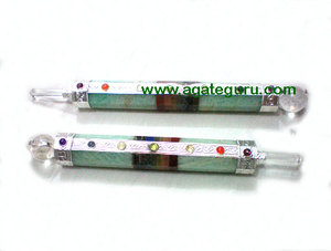 แท่งนวดอะเวนเจอรีนสีเหลืองพร้อมแท่งจักระ ผลิตภัณฑ์บำบัดจากอินเดีย - Product Image 6