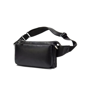 Sac banane vintage en nylon pour hommes et femmes, compartiments spacieux pour les essentiels quotidiens, activités de plein air, logo personnalisé, prix de gros - Product Image 2
