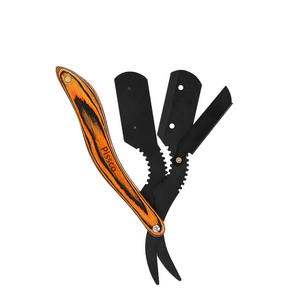 Navaja de Afeitar Recta de Acero, Navaja de Barbero Plegable, Cuchilla Manual para Afeitar, Herramientas de Depilación - Product Image 2