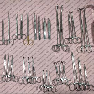 Juego de Instrumentos Quirúrgicos de Laparotomía Básica de Alta Calidad, 50 Piezas, Reutilizables, de Acero Inoxidable, Kit de Laparotomía Quirúrgica, CE - Product Image 2