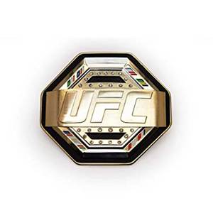 Ceintures de championnat de lutte UFC poids lourd, sangle en cuir véritable, plaques en zinc de 4 mm, taille adulte, 50 pouces - Product Image 1