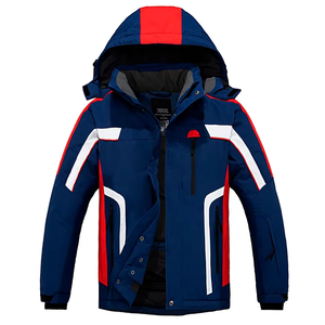 Waterproof Windproof Breathable Thermal Vintage Washed Hooded Bomber <b>Jacket</b> Outdoor Winter Skiing Snowboarding - Product Image 3
