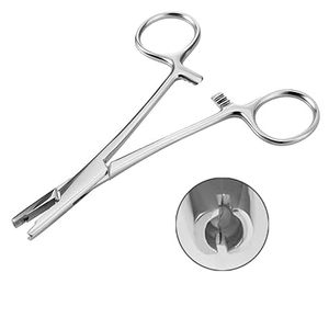 Pinza de Acero Inoxidable de Alta Precisión para Perforaciones Corporales, Herramienta Profesional para Perforar Nariz, Oreja, Labio, Lengua y Ombligo, Aprobada por ISO - Product Image 1