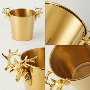 Stylish addition of metallic ice bucket to any <b>table</b> or countertop Anti-slip base ensures stable placement - Product Image 3