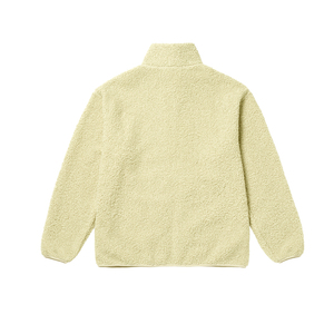 Custom Winter <b>Sherpa</b> <b>Jacket</b> for <b>Men</b> Solid Color Stand Collar Zipper Long Sleeve Oversize <b>Men</b> <b>Sherpa</b> <b>Fleece</b> <b>Jacket</b> - Product Image 5
