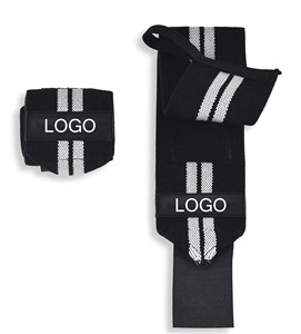 Muñequeras para Levantamiento de Pesas con Logotipo Personalizado, Soporte de Compresión para Muñeca, para Deportes, Fisicoculturismo y Entrenamiento - Product Image 2