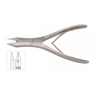 Coupe-ongles en acier inoxydable de qualité supérieure Metal Med Corporation, lame droite robuste, ouverture large pour les orteils et les doigts - Product Image 3