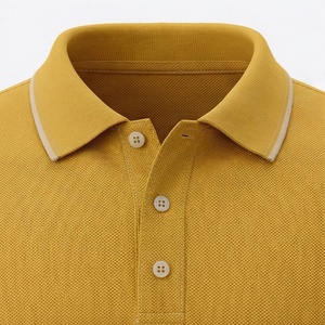 เสื้อโปโลผู้ชายไซส์ใหญ่ ผ้าคอตตอนคลาสสิก พิมพ์ลายปักโลโก้  สำหรับกอล์ฟ ออกกำลังกาย หรือเล่นกีฬา  สีสันปรับแต่งได้ - Product Image 4