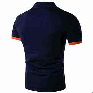 Polo unisexe à prix d'usine en gros, uniforme, polo homme à manches courtes, polo de golf uni - Product Image 3