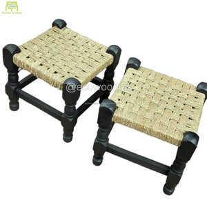Hot Sale Traditional Natural Wood Low Foot <b>Stool</b> for Living Room Outdoor Apartment Use Eco-friendly Multi-Purpose Stacking - Product Image 6