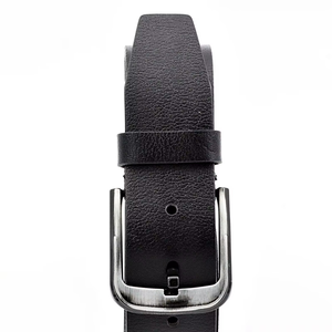 Men's Vintage Copper Pin Buckle Cowhide Genuine Leather <b>Elastic</b> Waistband Luxury Design Casual <b>Belt</b> - Product Image 2